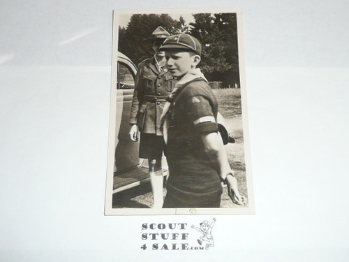 Photo Postcard of the Prince of Brussels in a Cub Scout Uniform