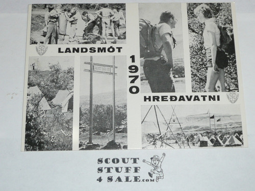 1970 Islandic Jamboree Postcard #2