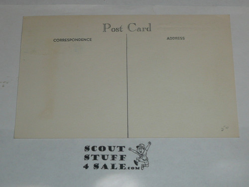 1960 National Jamboree Postcard with special Jamboree cancellation and  BSA 4 cent stamp