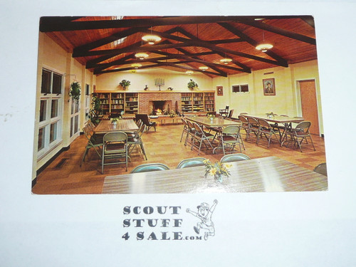Girl Scout Post card, Rockwood National Girl Scout Center, Brooke Hall,  Potomac MD