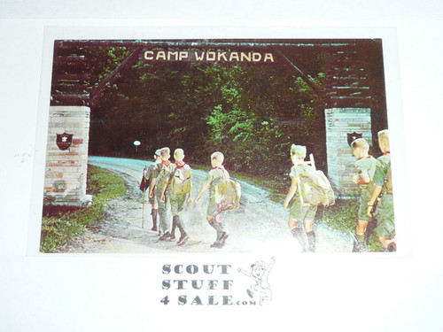 Camp Wokanda Postcard, Creve Coeur Council, Gateway, Boy Scouts
