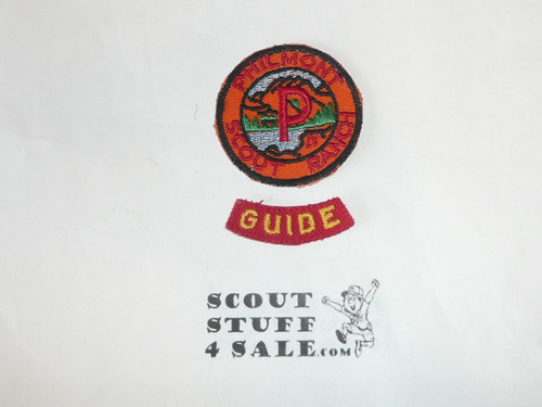 Philmont Scout Ranch, GUIDE Segment, RARE, questionable provenance but original owner claimed it was presented at Philmont