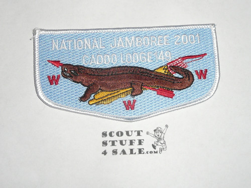 Order of the Arrow Lodge #149 Caddo s54 2001 National Jamboree  Flap Patch - Boy Scout