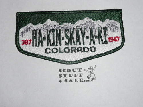 Order of the Arrow Lodge #387 Ha-Kin-Skay-A-Ki s29 Flap Patch