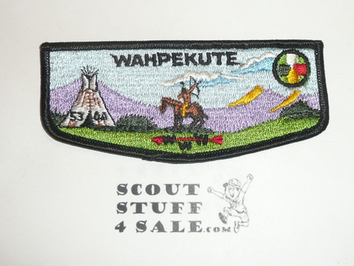 Order of the Arrow Lodge #53 Wahpekute s1 Flap Patch - Boy Scout