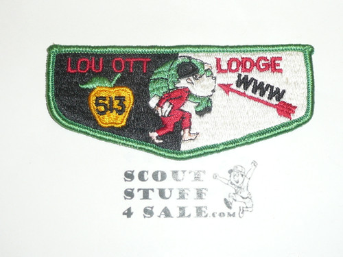 Order of the Arrow Lodge #513 Lou Ott s6 Flap Patch