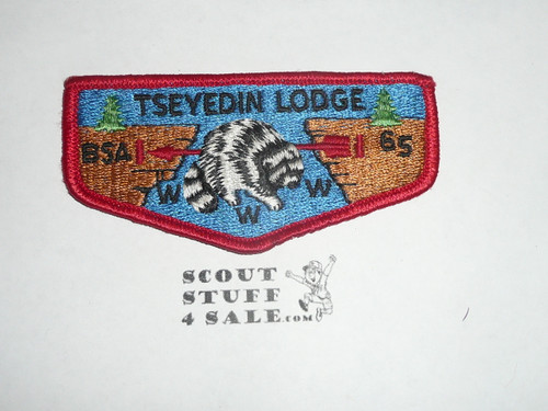 Order of the Arrow Lodge #65 Tseyedin s9 Flap Patch