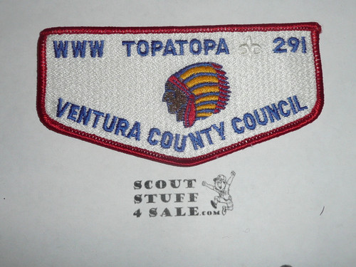 Order of the Arrow Lodge #291 Topa Topa s10 Flap Patch