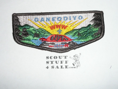 Order of the Arrow Lodge #417 Ganeodiyo s7 Flap Patch - Boy Scout