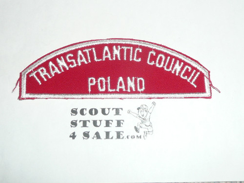Transatlantic Council POLAND Red/White Council Strip