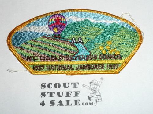 1997 National Jamboree JSP - Mt. Diablo Silverado Council, sewn