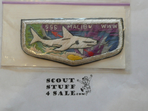 Order of the Arrow Lodge #566 Malibu Flap Bullion Badge - Scout