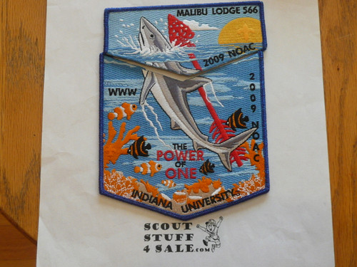 Order of the Arrow Lodge #566 Malibu 2009 NOAC DELEGATE 2 pc Set- Scout