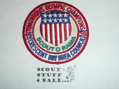 Crescent Bay Area Council, 1959 Scout-o-rama Patch