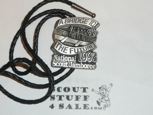 1993 National Jamboree Bolo Tie, pewter, unused