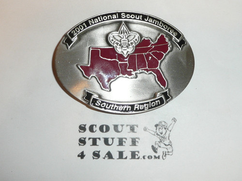 2001 National Jamboree Belt Buckle, Southern Region