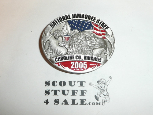 2005 National Jamboree STAFF Belt Buckle with color