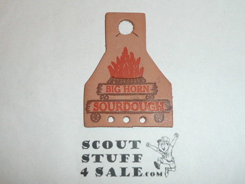 Lake Arrowhead Scout Camp, Big Horn Camp,leather patch, 1960