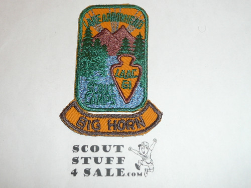 Lake Arrowhead Scout Camps, Camp Big Horn Segment Patch, 1961 (segment only)