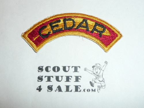 Lake Arrowhead Scout Camp, Camp Cedar segment Patch, 1971