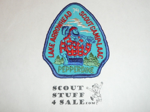 Lake Arrowhead Scout Camps, Camp Pepperdine Patch, 1974
