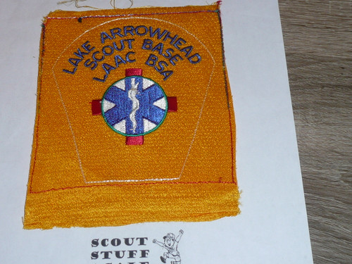 Lake Arrowhead Scout Camps, Uncut Medical Patch