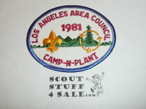 Lake Arrowhead Scout Camps, Camp-N-Plant Patch, 1981