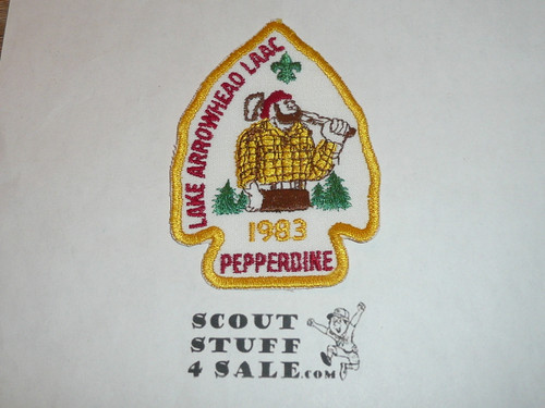 Lake Arrowhead Scout Camps, Camp Pepperdine Patch, 1983