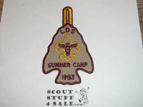 Lake Arrowhead Scout Camps, LDS Patch, 1983