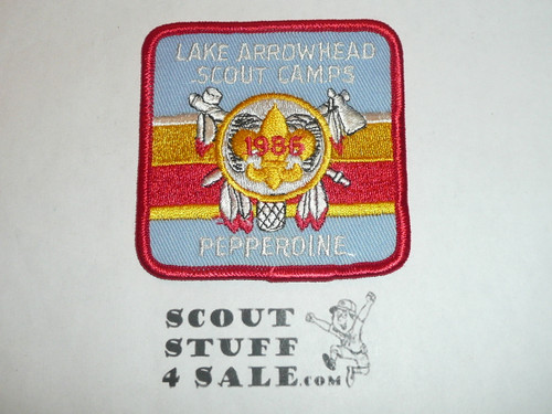Lake Arrowhead Scout Camps, Camp Pepperdine Patch, 1986