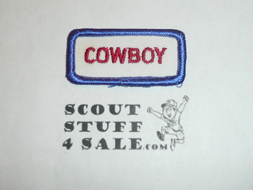 Lake Arrowhead Scout Camps, Cowboy Segment Patch, 1989