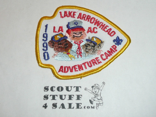 Lake Arrowhead Scout Camps, Adventure Camp Patch, 1990