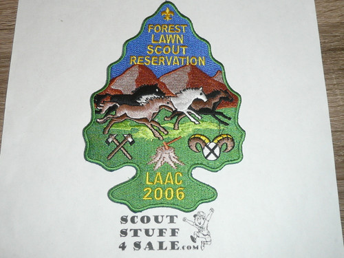 Forest Lawn Scout Reservation Jacket Patch, LAAC, 2006