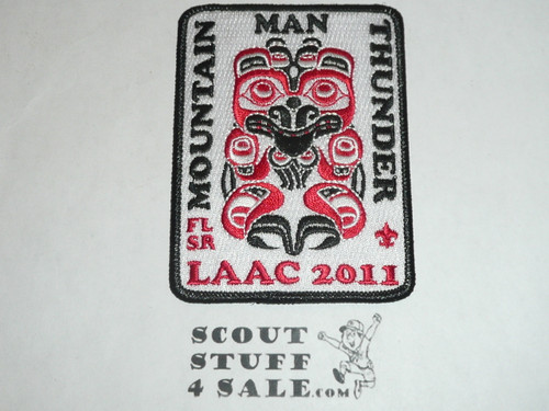 Forest Lawn Scout Reservation, Mountain Man Thunder STAFF Patch, LAAC, 2011