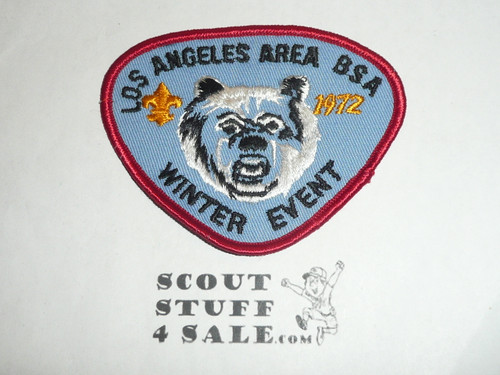 Lake Arrowhead Scout Camps, Winter Camp Patch, LAAC, 1972