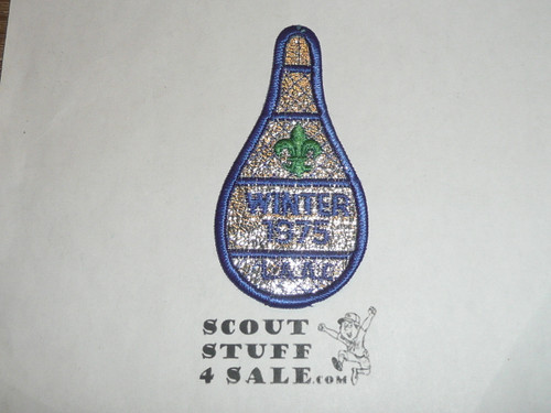 Lake Arrowhead Scout Camps, Winter Camp Patch, LAAC, 1975