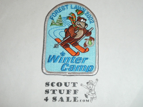 Forest Lawn Scout Reservation, Winter Camp Patch, LAAC, 2002