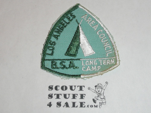 Long Term Camp Patch, Los Angeles Area Council, 1960's, c/e