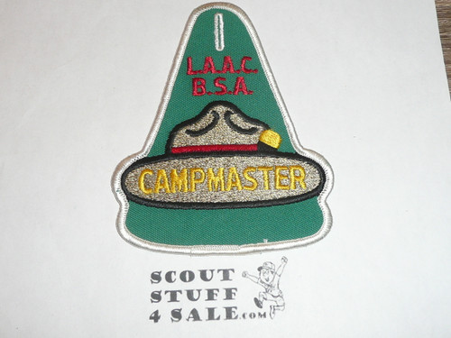Campmaster Patch, Los Angeles Area Council, r/e twill