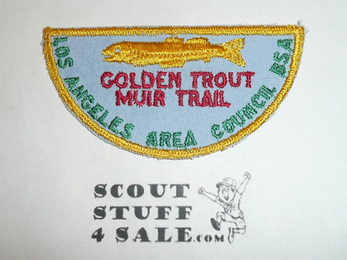 Golden Trout Muir Trail Patches, Los Angeles Area Council