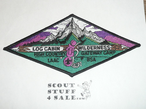 Log Cabin Wilderness Camp Patch, Los Angeles Area Council