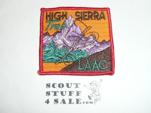 High Sierra Trek Trail Patch, Los Angeles Area Council