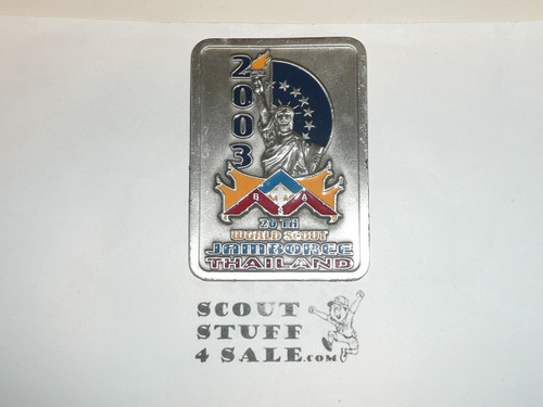 2003 Boy Scout World Jamboree USA Contingent Pewter Desk Decoration