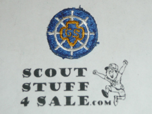 Girl Scout Mariner Patch, sewn, RARE