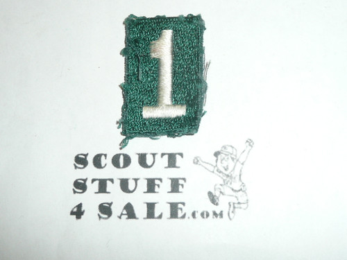 Girl Scout troop number 1, sewn