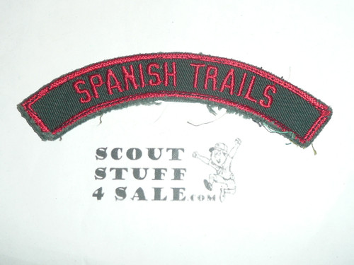 Girl Scout SPANISH TRAILS Community / Council Strip, sewn