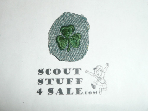 1940's Girl Scout Clover Patch, used