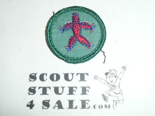 1960's Girl Scout Toymaker Proficiency Badge Patch, sewn