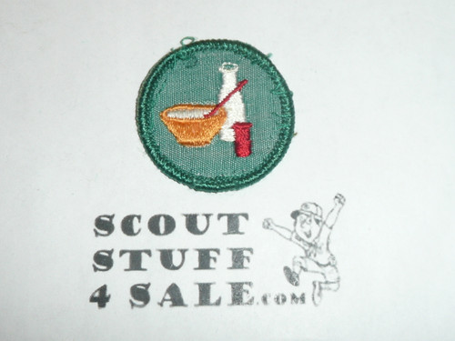 1960's Girl Scout Cook Proficiency Badge Patch, sewn