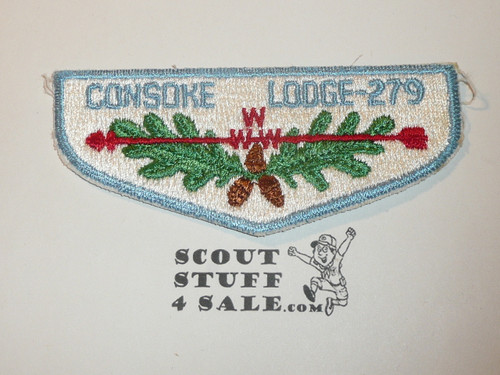 Order of the Arrow Lodge #279 Consoke s1a Flap Patch